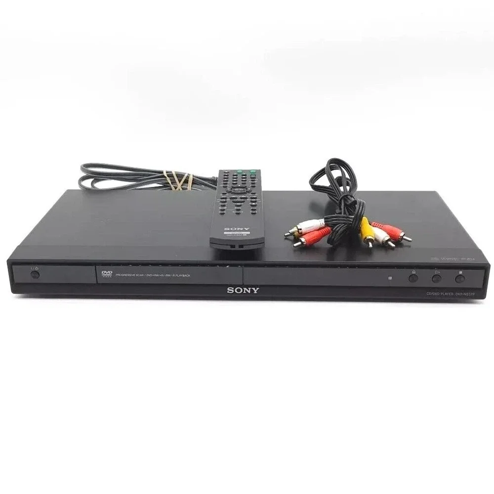 Sony DVD/CD Player Progressive Scan Model DVP-NS57P With Remote (Tested Works)